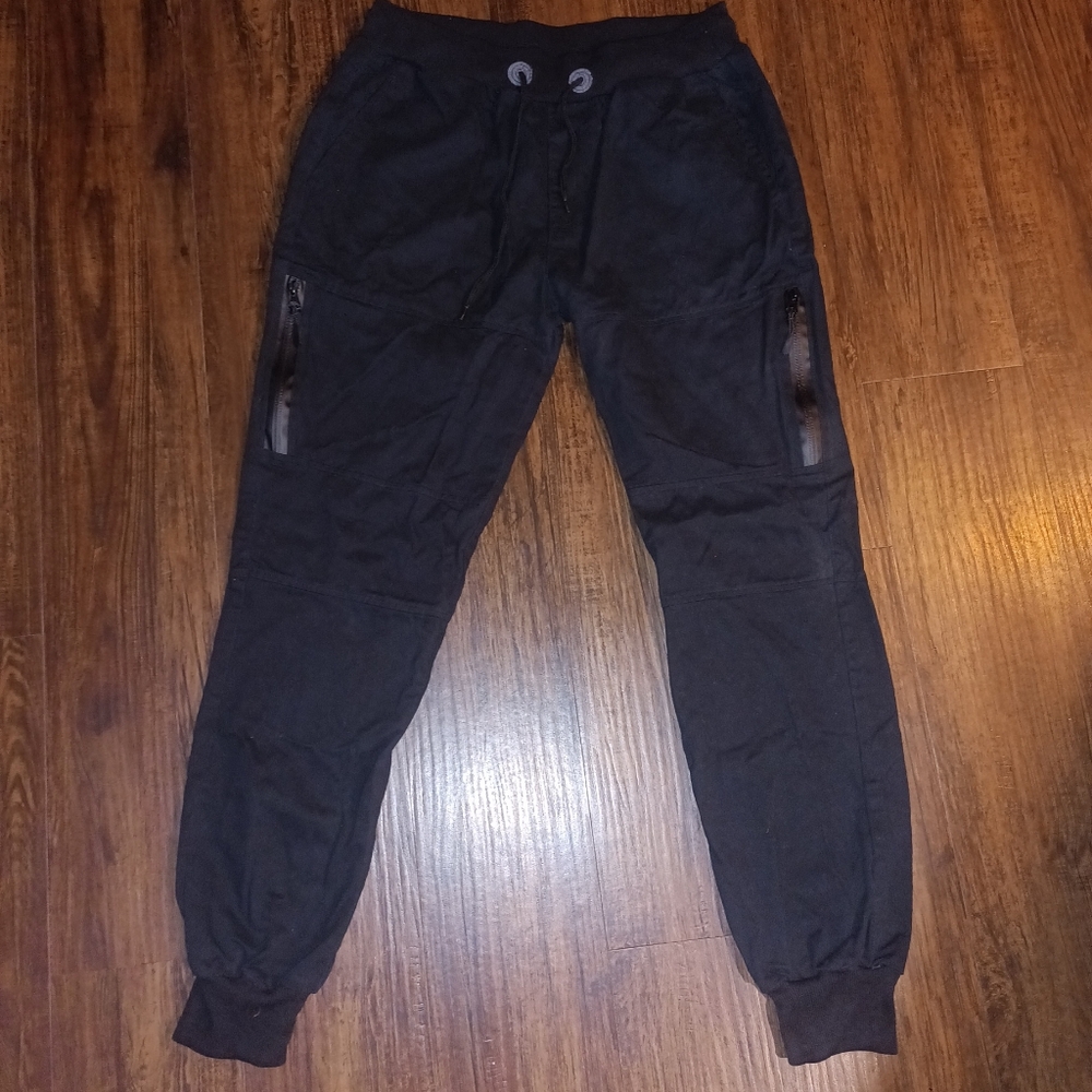 American Stitch Black Sweatpants Joggers